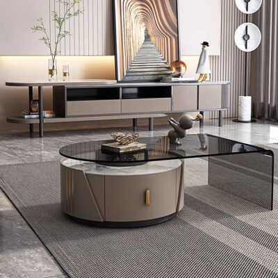 Bàn Sofa Mặt Kính Cường Lực Nhập Khẩu PH-BSF2202-13 Cao Cấp