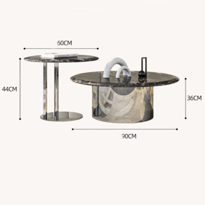 Bộ Bàn Trà Tròn Mặt Đá Nhập Khẩu PH-BSF 2319 Cao Cấp Bộ Bàn Trà Tròn Mặt Đá Nhập Khẩu PH-BSF 2319 Cao Cấp