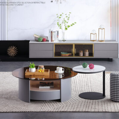 Bộ Bàn Sofa Tròn Mặt Đá Nhập Khẩu PH-BSF601 Cao Cấp