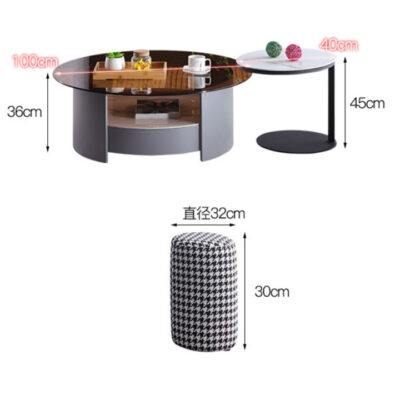 Bộ Bàn Sofa Tròn Mặt Đá Nhập Khẩu PH-BSF601 Cao Cấp Bộ Bàn Sofa Tròn Mặt Đá Nhập Khẩu PH-BSF601 Cao Cấp