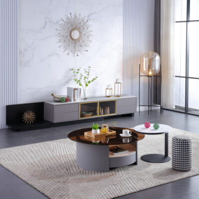 Bộ Bàn Sofa Tròn Mặt Đá Nhập Khẩu PH-BSF601 Cao Cấp Bộ Bàn Sofa Tròn Mặt Đá Nhập Khẩu PH-BSF601 Cao Cấp