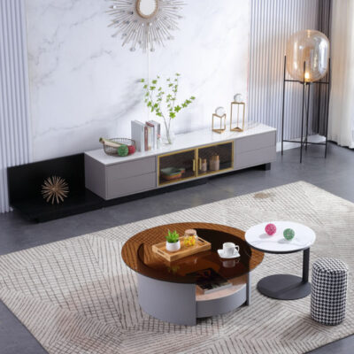 Bộ Bàn Sofa Tròn Mặt Đá Nhập Khẩu PH-BSF601 Cao Cấp Bộ Bàn Sofa Tròn Mặt Đá Nhập Khẩu PH-BSF601 Cao Cấp