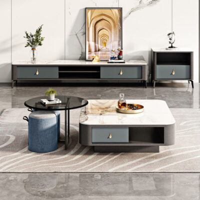 Bộ Bàn Trà Mặt Đá Đẹp PH-BSF 2260 Cao Cấp