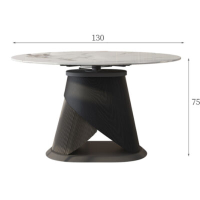 Bàn Ăn Tròn Mặt Đá Nhập Khẩu PH-BA810 Cao Cấp Bàn Ăn Tròn Mặt Đá Nhập Khẩu PH-BA810 Cao Cấp