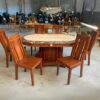 Bộ Bàn Ăn PH-BAEL007 Thiết Kế Bầu Dục Độc Đáo Và An Toàn