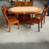 Bàn Ăn PH-BAEL009 Gỗ Tự Nhiên Chống Mối Mọt, Dễ Vệ Sinh