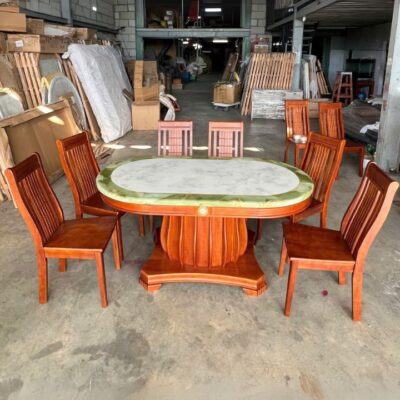Bộ Bàn Ghế Ăn PH-BAEL014 Mặt Đá Nhập Khẩu Chống Thấm Nước Bộ Bàn Ghế Ăn PH-BAEL014 Mặt Đá Nhập Khẩu Chống Thấm Nước