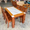Bộ Bàn Ăn Chống Trầy PH-BA024 Mặt Đá Nhân Tạo Siêu Đẹp