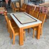 Bộ Bàn Ăn 6 Ghế Mặt Đá PH-BA038 Lý Tưởng Cho Phòng Bếp Nhỏ