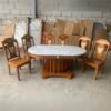 Bộ Bàn Ghế Ăn PH-BAEL004 Phong Cách Tân Cổ Điển Đẹp Tinh Tế
