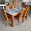 Bàn Ăn Mặt Đá 6 Ghế Đẹp PH-BA049 Giá Tốt Cuối Tuần