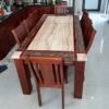 Bàn Ăn Mặt Đá Cổ Điển Pha Hiện Đại PH-BA052 6 Ghế Vững Chắc