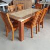 Bộ Bàn Ăn Phong Cách Scandinavian PH-BA059 6 Ghế, Gọn Gàng