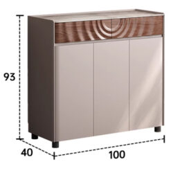 Tủ Giày Đẹp Nhập Khẩu 3 Cánh TG C80-10 Sang Trọng