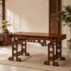 Bàn Cuốn Thư Gỗ Muồng Xanh HH-B17 Tôn Nét Trang Nghiêm Cho Không Gian Thờ Việt Bàn Cuốn Thư Gỗ Muồng Xanh HH-B17 Tôn Nét Trang Nghiêm Cho Không Gian Thờ Việt