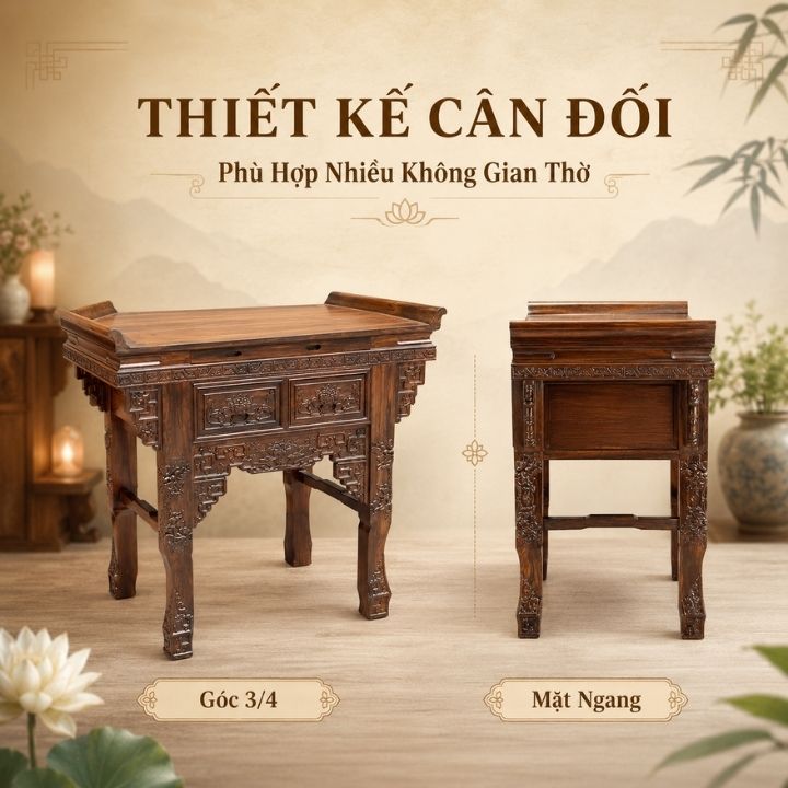 Bàn Thờ Gia Tiên Gỗ Muồng Xanh HH-B25 – Vẻ Đẹp Trang Nghiêm Trong Không Gian Thờ Việt Bàn Thờ Gia Tiên Gỗ Muồng Xanh HH-B25 – Vẻ Đẹp Trang Nghiêm Trong Không Gian Thờ Việt - Ảnh 6
