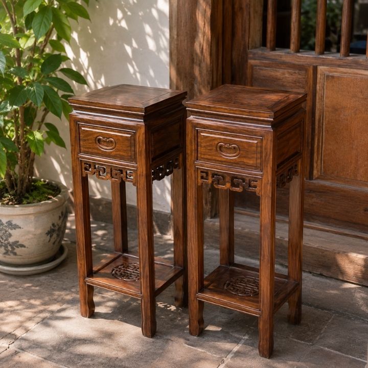 Ghế Đôn Gỗ Muồng Xanh HH-D5 Dáng Cao Sang Trọng Ghế Đôn Gỗ Muồng Xanh HH-D5 Dáng Cao Sang Trọng - Ảnh 2