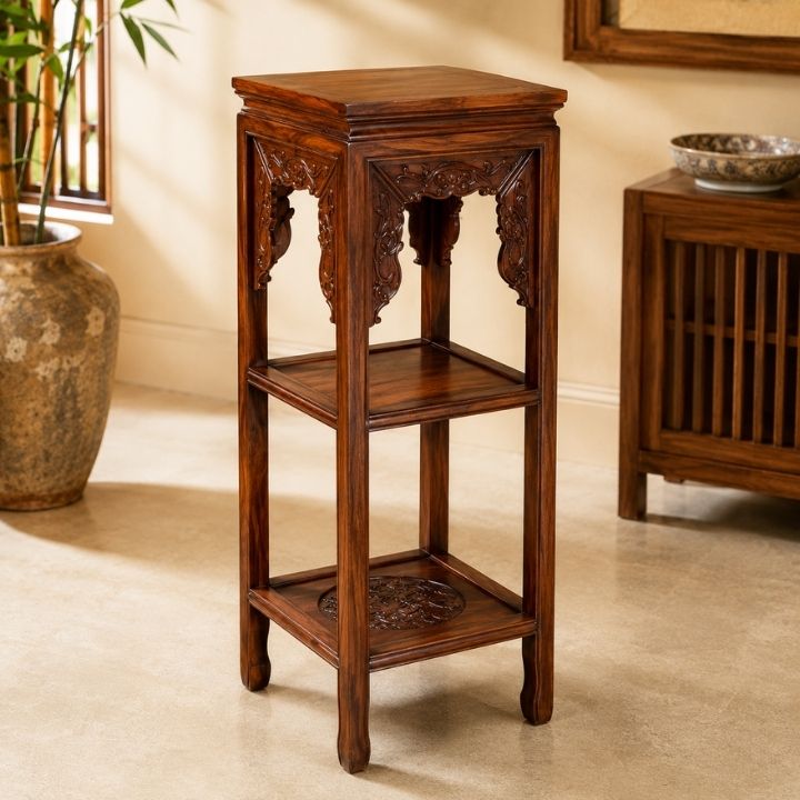 Đôn Vuông Gỗ Muồng Xanh Hai Tầng HH-B20 – Một Góc Nhỏ, Thêm Nhiều Chất Riêng Đôn Vuông Gỗ Muồng Xanh Hai Tầng HH-B20 – Một Góc Nhỏ, Thêm Nhiều Chất Riêng