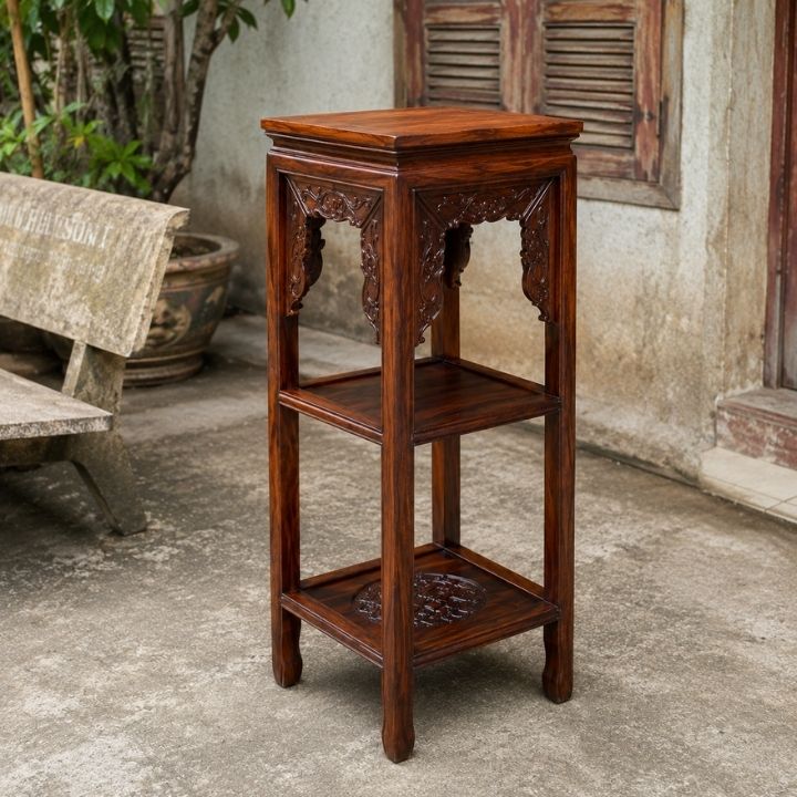 Đôn Vuông Gỗ Muồng Xanh Hai Tầng HH-B20 – Một Góc Nhỏ, Thêm Nhiều Chất Riêng Đôn Vuông Gỗ Muồng Xanh Hai Tầng HH-B20 – Một Góc Nhỏ, Thêm Nhiều Chất Riêng - Ảnh 7