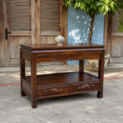 Bàn Tủ Bày Đồ Gỗ Muồng Xanh HH-B20 – Nét Giả Cổ Sang Trọng Cho Không Gian Việt Bàn Tủ Bày Đồ Gỗ Muồng Xanh HH-B20 – Nét Giả Cổ Sang Trọng Cho Không Gian Việt