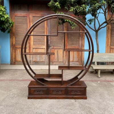 Kệ Vách Nguyệt Tròn Gỗ Muồng Xanh HH-K13 – Điểm Nhấn Nghệ Thuật Cho Không Gian Sang Trọng Kệ Vách Nguyệt Tròn Gỗ Muồng Xanh HH-K13 – Điểm Nhấn Nghệ Thuật Cho Không Gian Sang Trọng