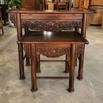 Bàn Thờ Nhị Cấp HH-B1 Gỗ Muồng Xanh Chạm Khắc Tinh Xảo, Trang Nghiêm Cho Không Gian Thờ Bàn Thờ Nhị Cấp HH-B1 Gỗ Muồng Xanh Chạm Khắc Tinh Xảo, Trang Nghiêm Cho Không Gian Thờ