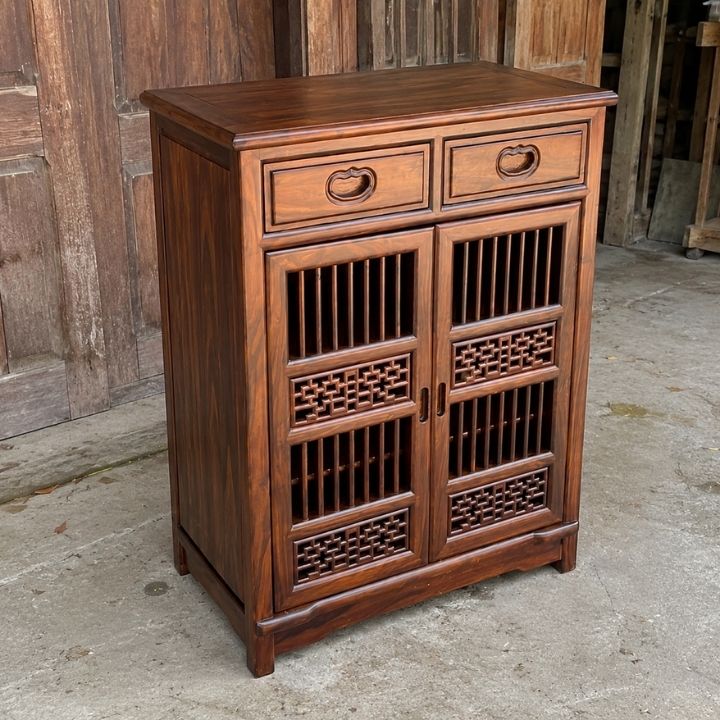 Tủ Giày Gỗ Muồng Xanh Lối Cổ HH-T8 – Nét Sang Trầm Cho Không Gian Sống Chỉn Chu Tủ Giày Gỗ Muồng Xanh Lối Cổ HH-T8 – Nét Sang Trầm Cho Không Gian Sống Chỉn Chu - Ảnh 3