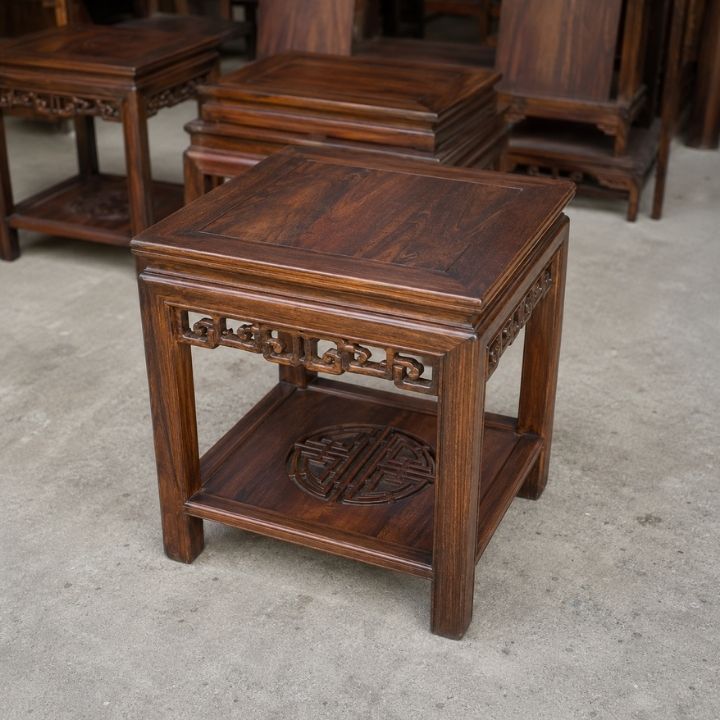 Ghế Đôn Vuông Gỗ Muồng Xanh HH-D12A – Nét Thanh Lịch Trong Không Gian Á Đông Ghế Đôn Vuông Gỗ Muồng Xanh HH-D12A – Nét Thanh Lịch Trong Không Gian Á Đông - Ảnh 2