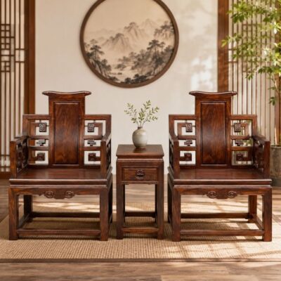 Bộ Ghế Thái Sư HH-A16 – Nét Gỗ Trầm Sang Cho Góc Trà Việt Bộ Ghế Thái Sư HH-A16 – Nét Gỗ Trầm Sang Cho Góc Trà Việt