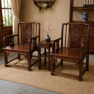 Ghế Nghỉ Thưởng Trà Gỗ Muồng Xanh HH-G1 – Nét Thanh Nhã Của Nội Thất Phong Cách Nhà Minh